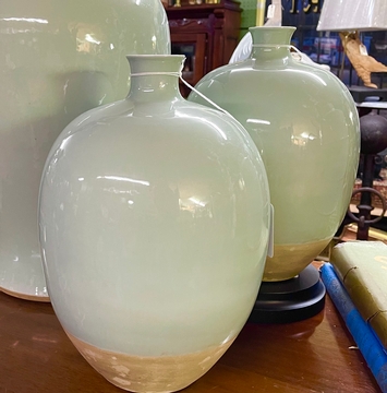 Mei Ping Shaped Celadon  Jar