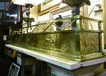 Brass Art Nouveau Fender
