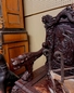 Carved Dragon Bench 